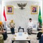 Ketua PP Muslimat Nahdlatul Ulama Khofifah Indar Parawansa saat bersilaturahim dengan Menteri Agama RI Prof Dr Nasaruddin Umar.