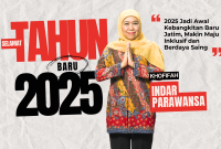“Tahun baru adalah lembaran baru. Mari kita isi dengan prestasi, kebahagiaan, dan kebaikan yang membawa manfaat untuk semua. Selamat Tahun Baru 2025. Semoga Allah SWT senantiasa melindungi, meridhoi, dan memberkahi setiap langkah kita.