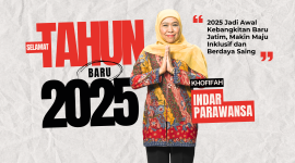 “Tahun baru adalah lembaran baru. Mari kita isi dengan prestasi, kebahagiaan, dan kebaikan yang membawa manfaat untuk semua. Selamat Tahun Baru 2025. Semoga Allah SWT senantiasa melindungi, meridhoi, dan memberkahi setiap langkah kita.