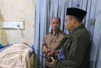 Korban pembacokan saat dirawat di Rumah sakit.