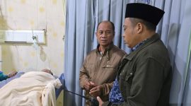 Korban pembacokan saat dirawat di Rumah sakit.