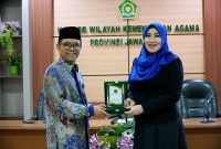 Lia Istifhama, melakukan kunjungan kerja dan audiensi dengan pihak Kementerian Agama (Kemenag) Jawa Timur.
